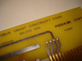 Fidia SGR1 EQBUS Grant Continuity Card Circuit Board