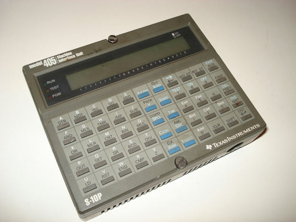 Texas Instruments S-10P 9005 Model 405 Machine Interface Keypad Unit
