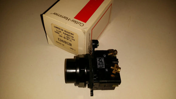 Cutler-Hammer E34XB120 120VAC Illuminated Push Button Switch