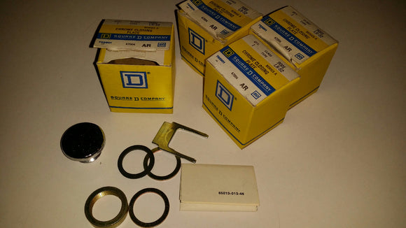 Square D CLASS 9001 LR-52 Chrome Closing Plate Assemblies Lot of 4