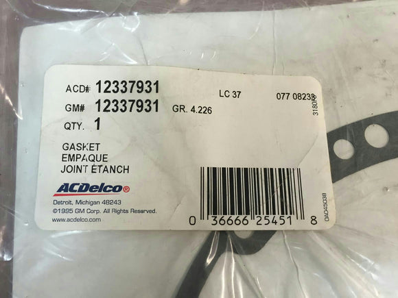ACDelco 12337931 GM OEM Automatic Transmission Fluid Pump Cover Gasket