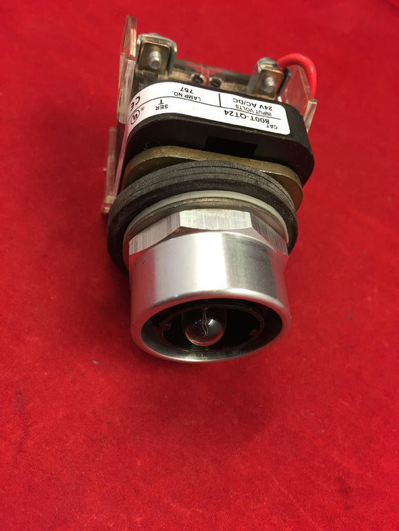 Allen Bradley 800T-QT24 Ser: T 24V Cap Pushbutton NO Cap USNP (B12)