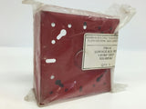Siemens Building Technologies Fire Alarm Surface Mount Box Red FBX-S Lot of 5