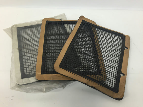 Rectangle Trailer Vent Screens 7x 9.5 with Gasket Lot of 3