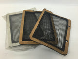 Rectangle Trailer Vent Screens 7x 9.5 with Gasket Lot of 3