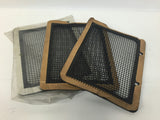 Rectangle Trailer Vent Screens 7x 9.5 with Gasket Lot of 3