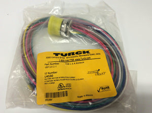 Turck Part# CKF 12-11-1 ID# U4530 MultiFast Wiring Pug