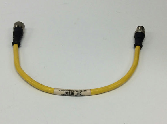 Banner DEE2R-81D Male/Female Cordset USNP