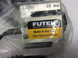 Futek L2350 Tension And Compression Load Cell Cap: 25lbs Thread: 1/4-28 UNF