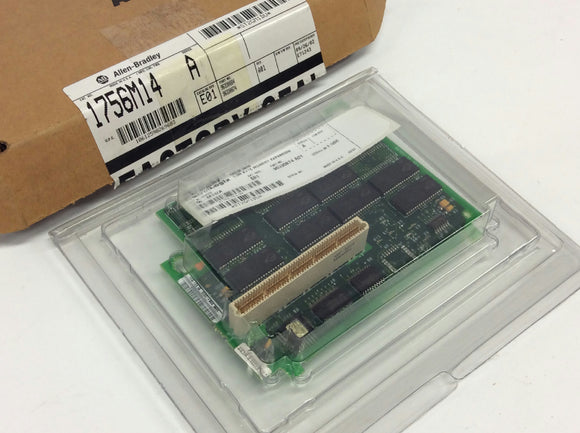 Allen Bradley 1756-M14 Ser A CAT Rev E01 Logix 5555 3.5 Memory Module NIB