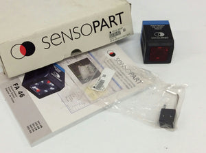 Sensopart Vision Sensor FA46-301-RCC-OBO12LS5 22MM OPERATING RANG 12MM Lens 3PNP