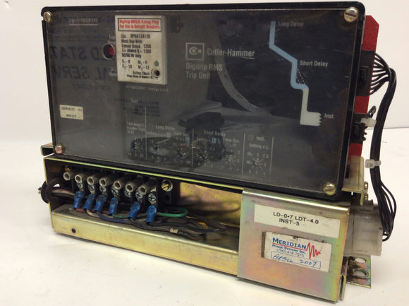 Cutler Hammer Digitrip RMS/R 510 Trip Unit NP7801C30H21 RP6A12A120
