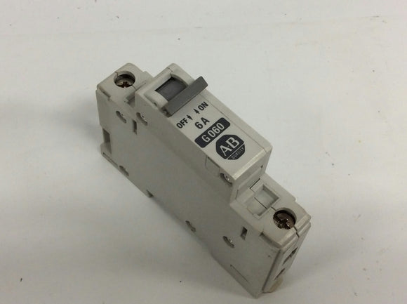 Allen Bradley 1492-CB1 G060 Circuit Breaker Single Pole 6A
