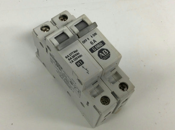 Allen Bradley 1492-ACB / 1492-CB1 Circuit Breaker Series B 6A G060 H1