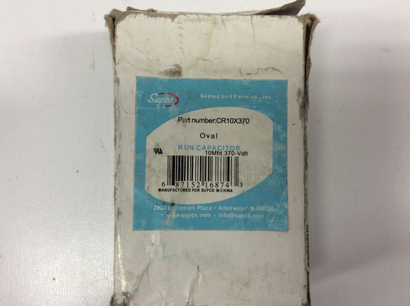 Supco 2009III Run Capacitor CR 10x370