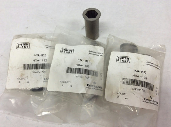 System Plast HXA-1132 Conveyor Chain Return Rollers Lot of 7