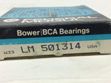 Bower BCA LM501314 Federal Mogul Taper Bearing