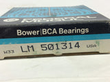 Bower BCA LM501314 Federal Mogul Taper Bearing