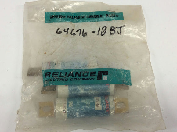 Reliance Electric RFL 40 FUSE 40AMP 750V Lot of 3
