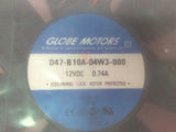 Globe Motors D47-B10A-04W3-000 12VDC Cooling Fan