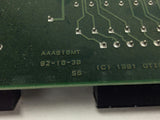Otis Elevator AAA610MT 92-10-30 Elevator Control Board