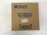 Brady HX-187-2-WT-2 PermaSleeve Wire Markers