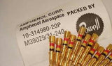 Amphenol 10-314980-20P ONE Gold Male Crimp Contact Pin NSNP LOT OF 117