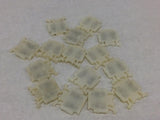 Allen-Bradley 1492-HM1 Terminal Block, White, 30A, 600V AC/DC Lot of 15