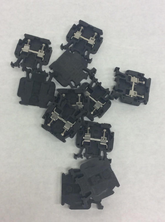 Allen-Bradley 1492-HM1 Terminal Block, Black, 30A, 600V AC/DC Lot of 11