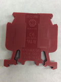 Allen-Bradley 1492-HM1 Terminal Block, Red, 30A, 600V AC/DC Lot of 10