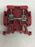 Allen-Bradley 1492-HM1 Terminal Block, Red, 30A, 600V AC/DC Lot of 10