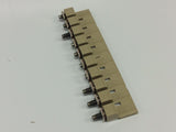 Wiedmuller 1052260000 Terminal Block Jumper 10 way 8mm WQV 6/10 Lot of 7