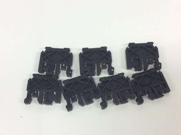 Cabur BTU Terminal Block End Bracket Lot Of 7