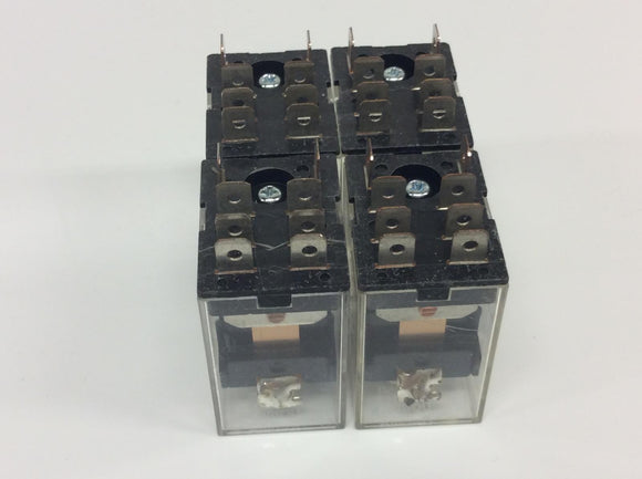 Omron LY1 Relay 8-Pin 12VDC Lot of 4