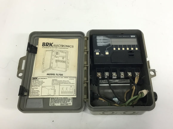 BRK TE-100 Indoor Enclosure Box TC210/DPST electronic time switch