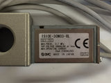 SMC IS10E-30N03-6L pressure switch w piping adapt