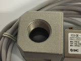SMC IS10E-30N03-6L pressure switch w piping adapt