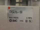 SMC CXSL15-50 Dual Rod CXS Guided Air Cylinder