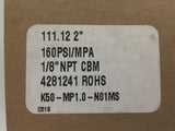 SMC 111.12 2" Pressure Gauge