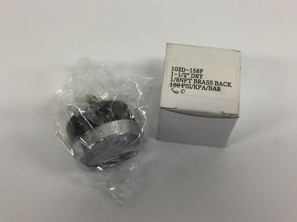 Valley instruments 102D-158F Pressure Gauge