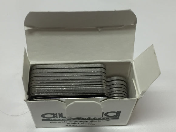 Aloma Shims assorted Size A2 pack 26 pcs .001 .025mm-.126 3.20mm