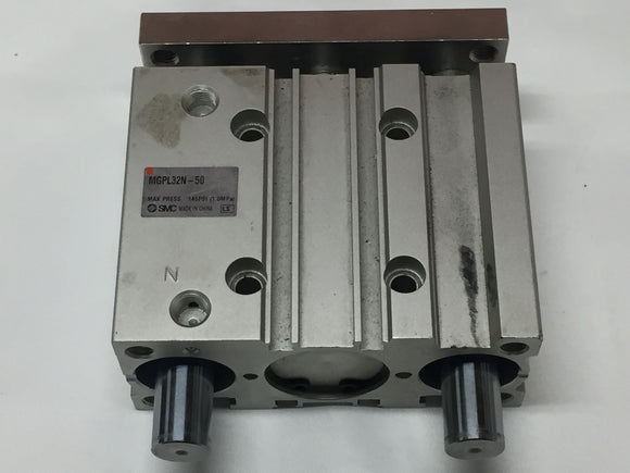 SMC MGPL32N-50 Compact Guide Cylinder 145 PSI