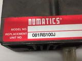 Numatics 081RS100J MK8 Regulator with Gauge