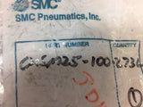 SMC CXSM25-100-Z73L Compact Guide Cylinder w/ 2 D-Z73 Sensors