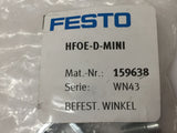 FESTO HFOE-D-MINI Lot of 6 Packages of 2 (12 total) 159638 Mounting Brackets