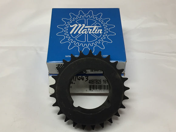 MARTIN 40BTB25 1610 Single Row Chain Sprocket Lot of 2