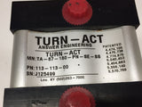 TURN-ACT TA-87-180-PN-SE-SS Pneumatic Rotary Actuator