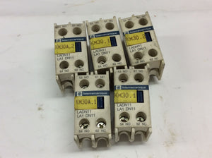 Telemacanique LADN11 Contactor Auxiliary Lot of 5