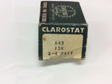 Clarostat A43 15K 2-4 Watt Potentiometer