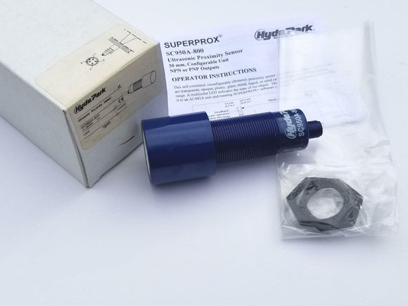 HydePark SC950A-800 Ultrasonic Proximity Sensor 12-24VDC NEW / QTY!